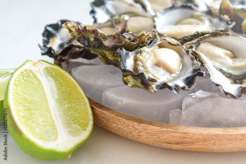 Freshly shucked Sydney Rock Oyster Freshly shucked Sydney Rock Oyster