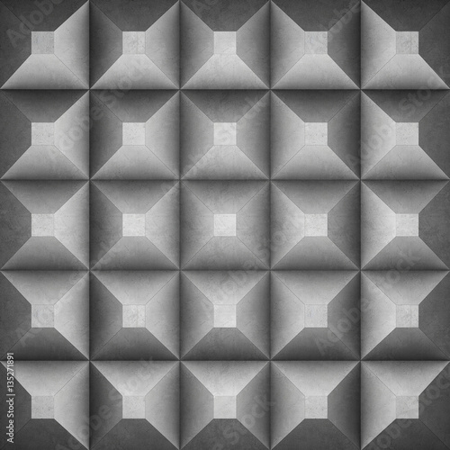 Fototapeta kuchenna Geometric concrete background. 3D rendering