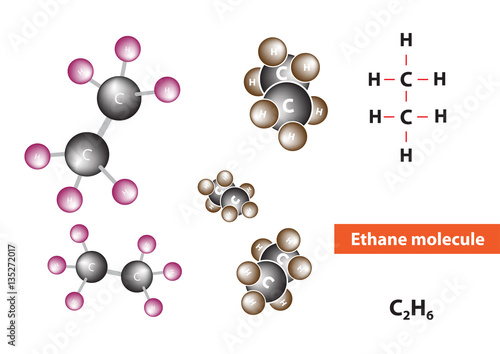 Ethane molecular structure