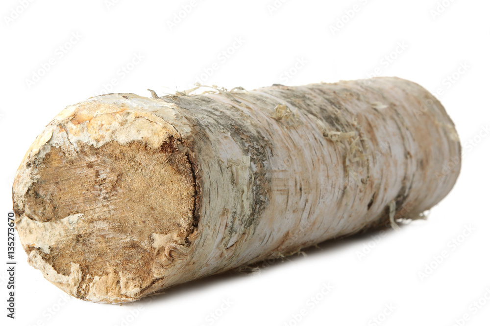 Wood log as firewood in a white isolated background. Wood log as firewood in a white isolated background.