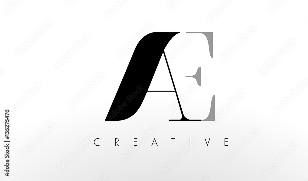 A E Letter Logo Design. Creative AC Letters Icon A E Letter Logo Design. Creative AC Letters Icon