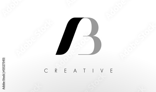 A B Letter Logo Design. Creative AB Letters Icon