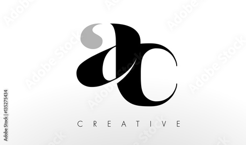 A C Letter Logo Design. Creative AC Letters Icon