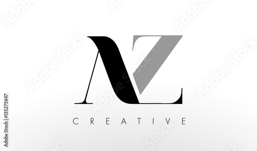 A Z Letter Logo Design. Creative AZ Letters Icon