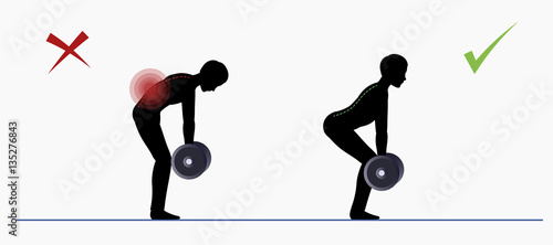 Sport exercise. Physical training Deadlift