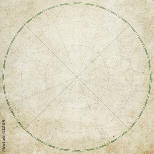 Old vintage map, blank