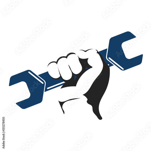 Wrench in hand