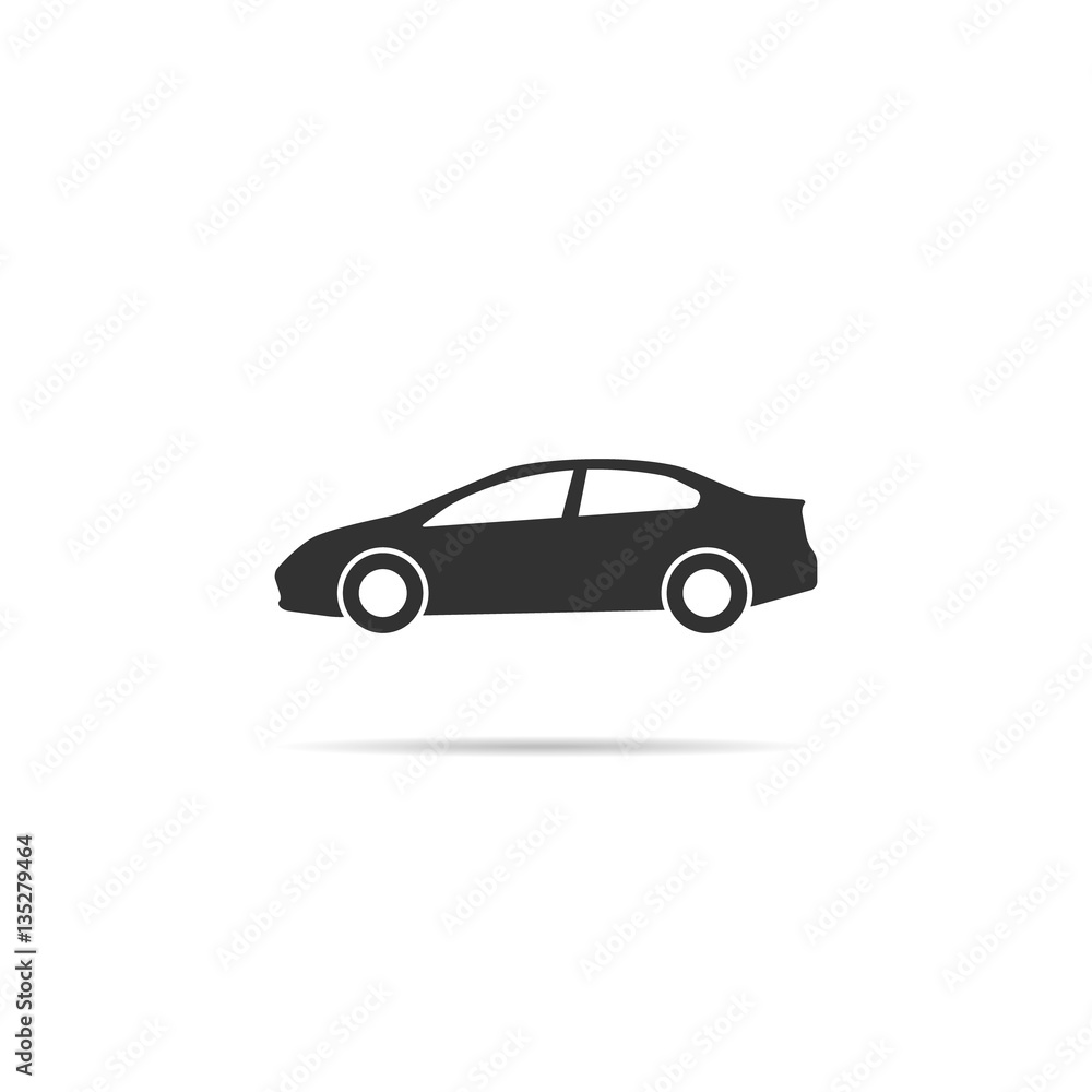 car icon symbol isolated  vector illustration