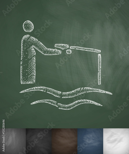 fisherman icon. Hand drawn vector illustration