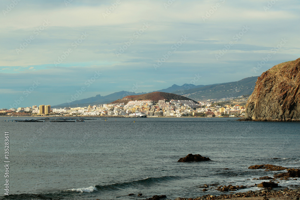 Beautiful resort town at sea side Beautiful resort town at sea side