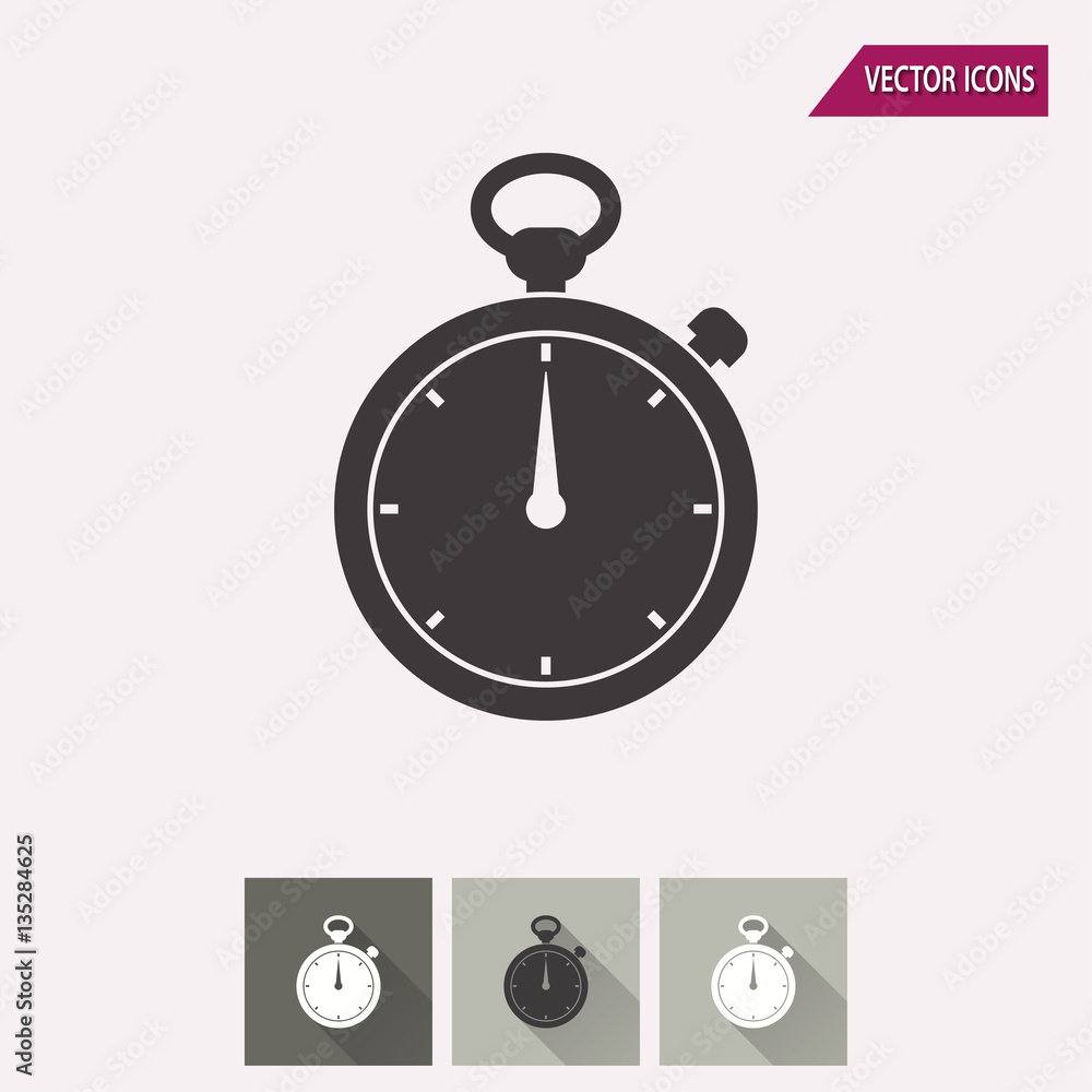 Stopwatch - vector icon. Stopwatch - vector icon.