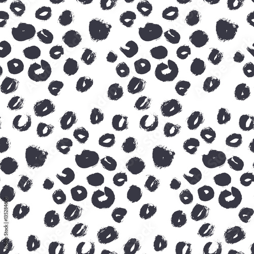 Natural leopard skin pattern
