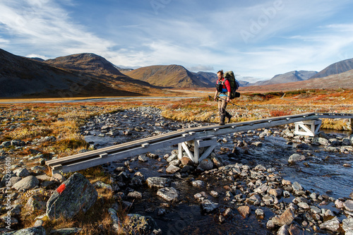 Hiking on the Kungsleden in Sweden