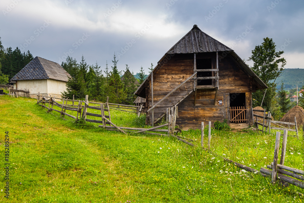 Ethno village Sirogojno in Zlatibor surroundings, open-air museum. Serbia. Ethno village Sirogojno in Zlatibor surroundings, open-air museum. Serbia.