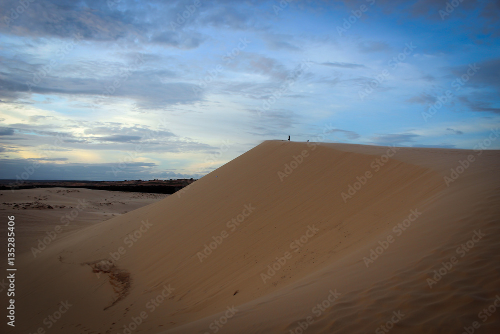 White dunes north of Mui Ne, Vietnam