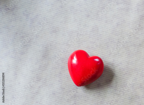 Valentines Day with red heart