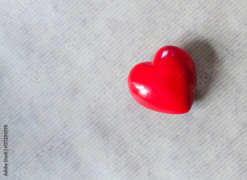 Valentines Day with red heart