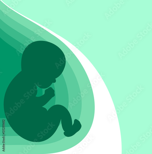 Fetus silhouette design