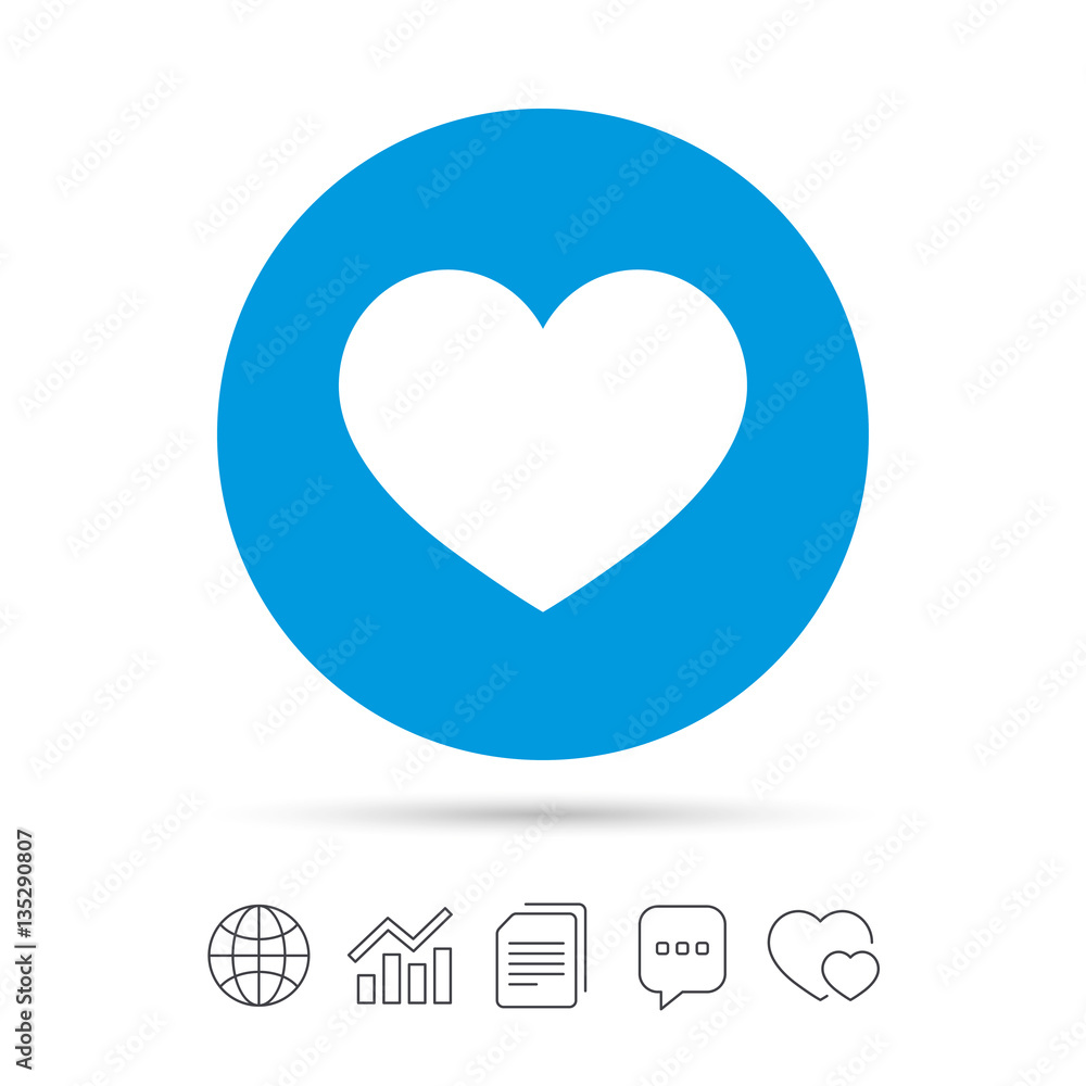 Love icon. Heart sign symbol. Love icon. Heart sign symbol.