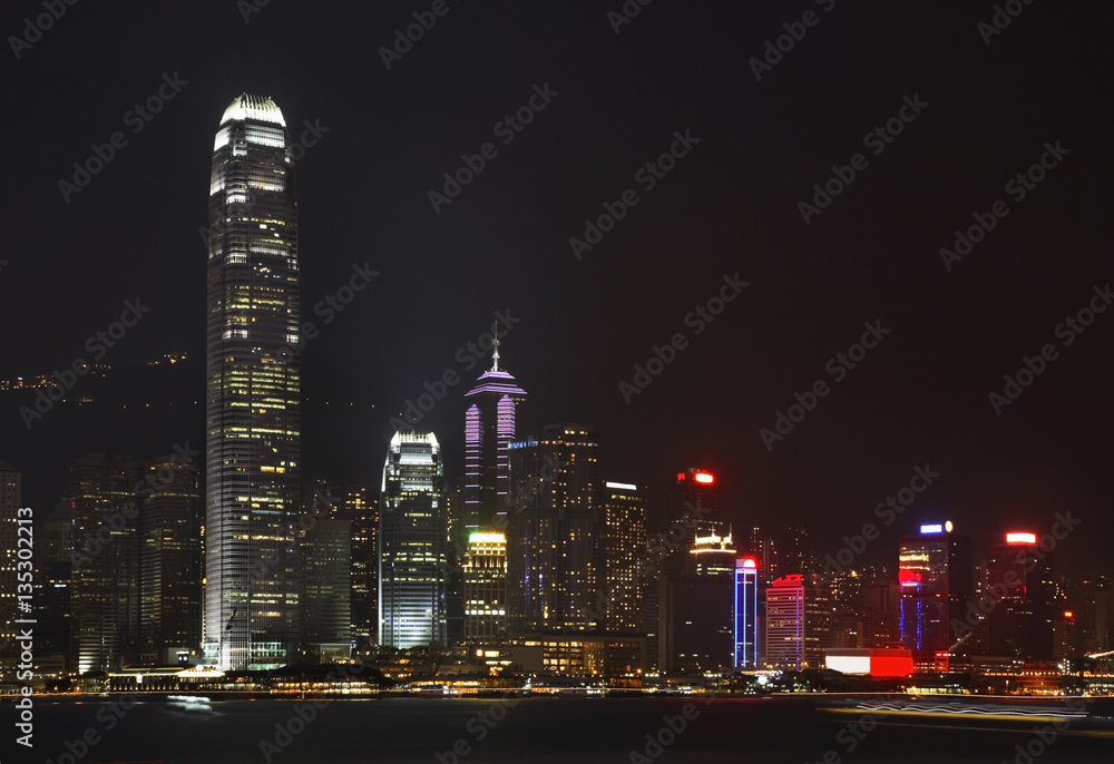 Victoria Strait in Hong Kong. China Victoria Strait in Hong Kong. China