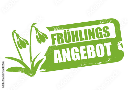 Stempel Frühlings Aktion