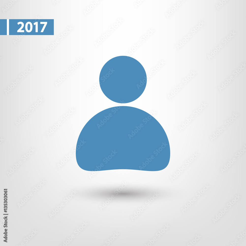 Business man icon, vector illustration. Flat design style Business man icon, vector illustration. Flat design style