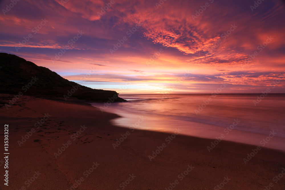 Obraz premium Bells Beach at Sunrise