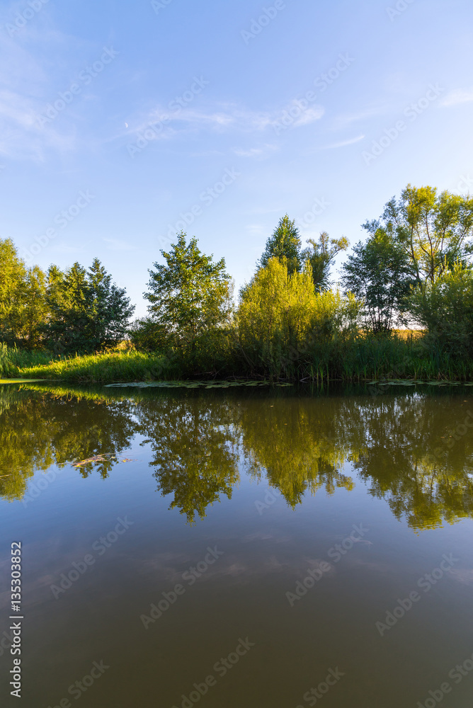 small river in the central part of Russia small river in the central part of Russia