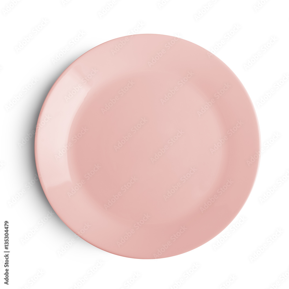 Empty plate pattern design with clipping path Empty plate pattern design with clipping path