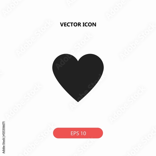 hearth vector icon photo