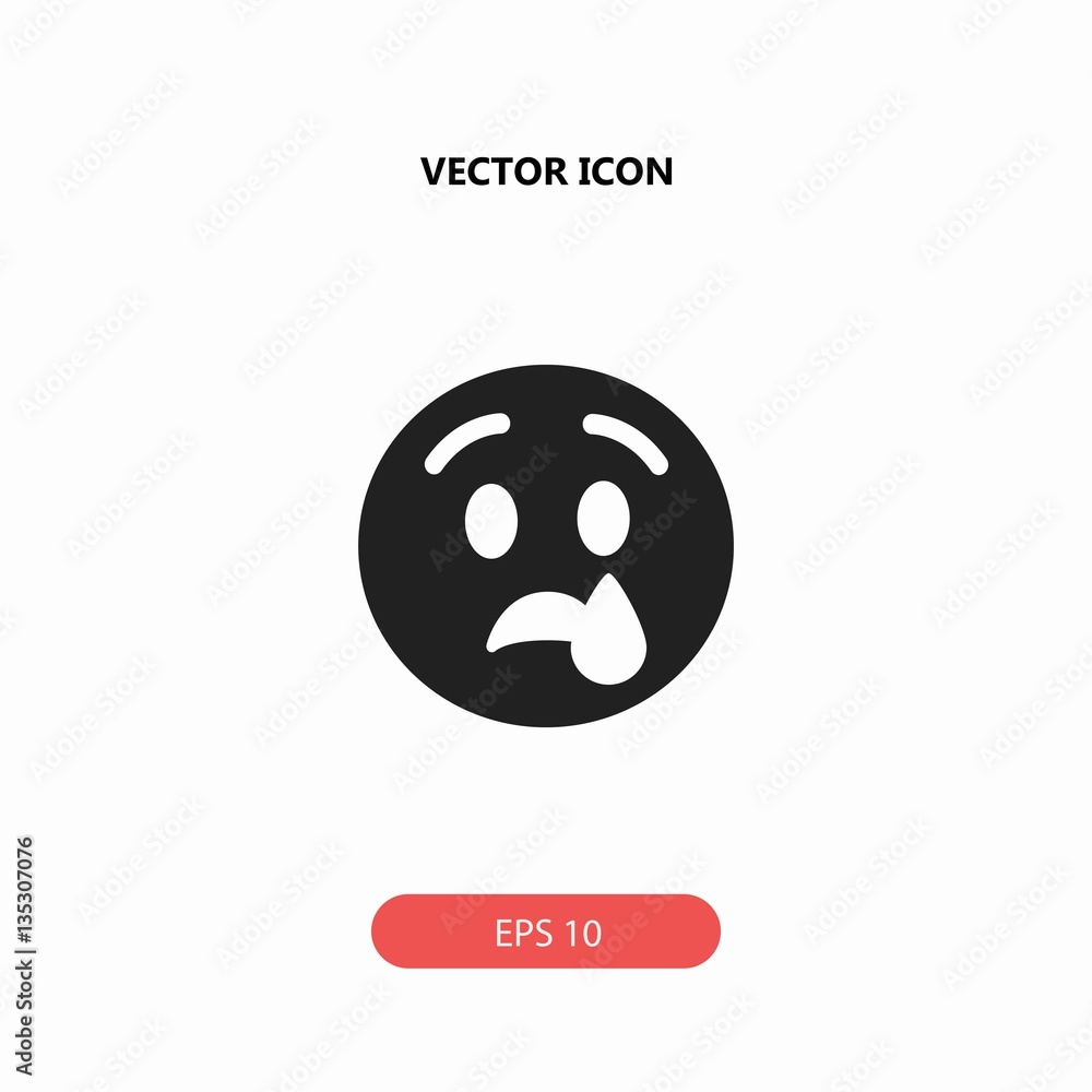 Obraz premium cry vector icon