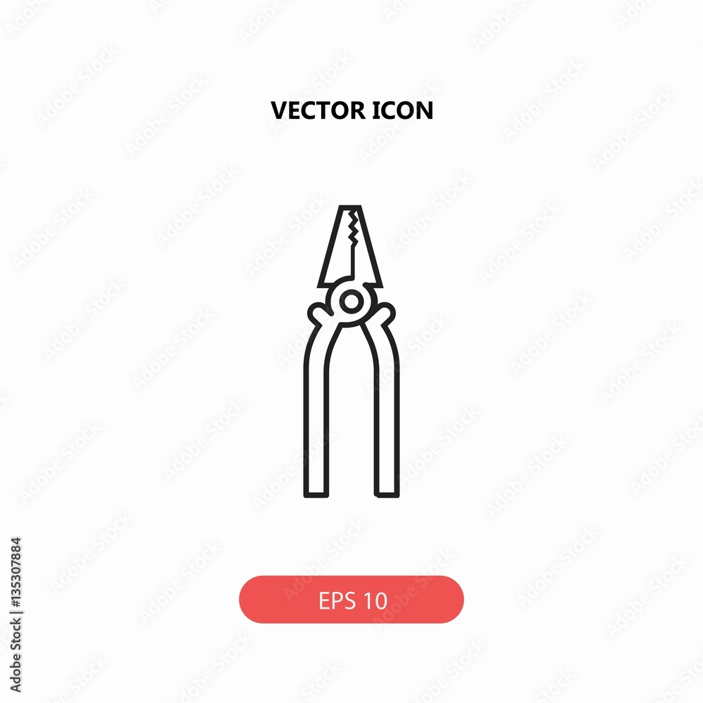 pliers vector icon pliers vector icon