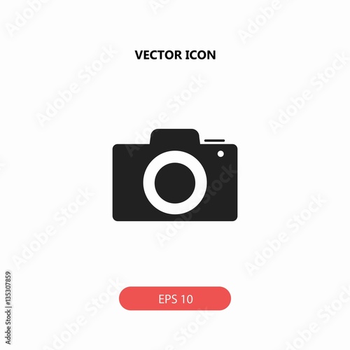 photo camera vector icon