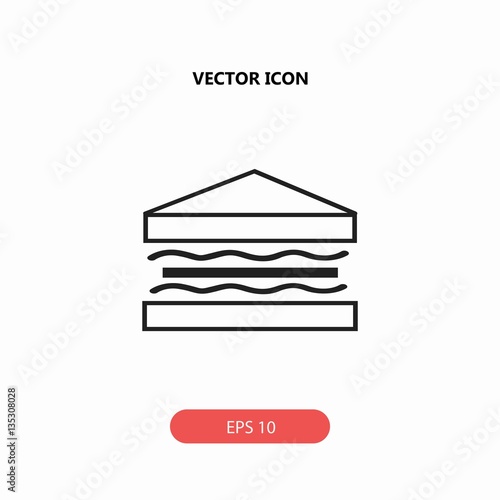 sandwich vector icon