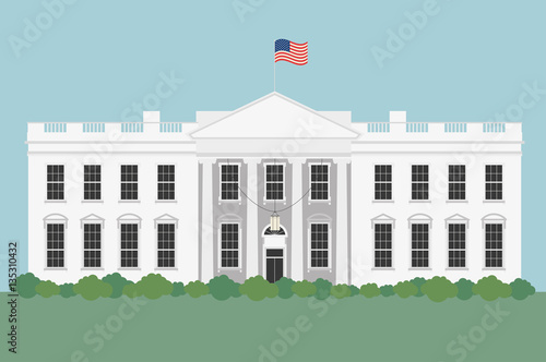 White House in Washington D.C in United States of America