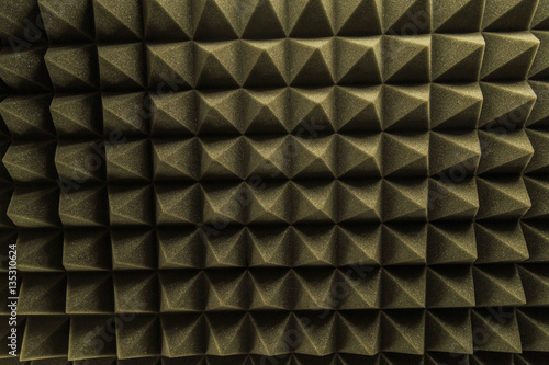 dark grey triangular texture acoustic foam rubber