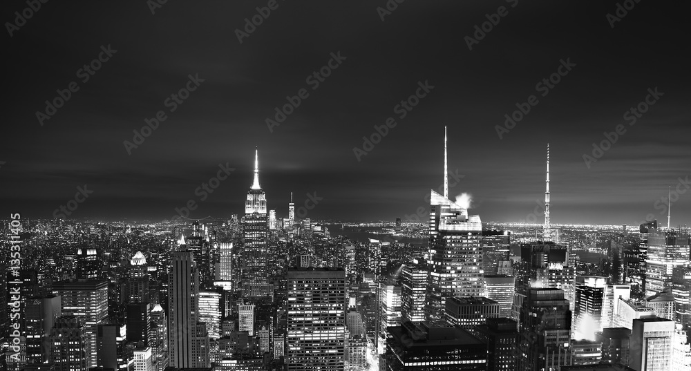 Fototapeta premium Nowy Jork w czerni i bieli