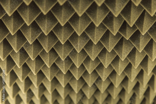 dark grey triangular texture acoustic foam rubber