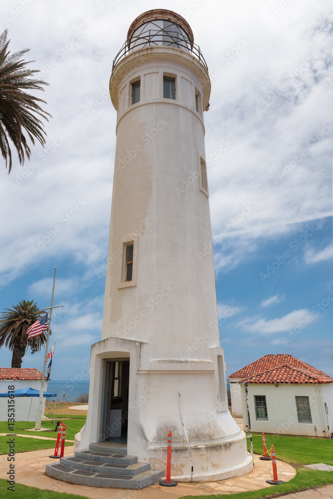 Point Vicente lighthouse, Los Angeles, California.