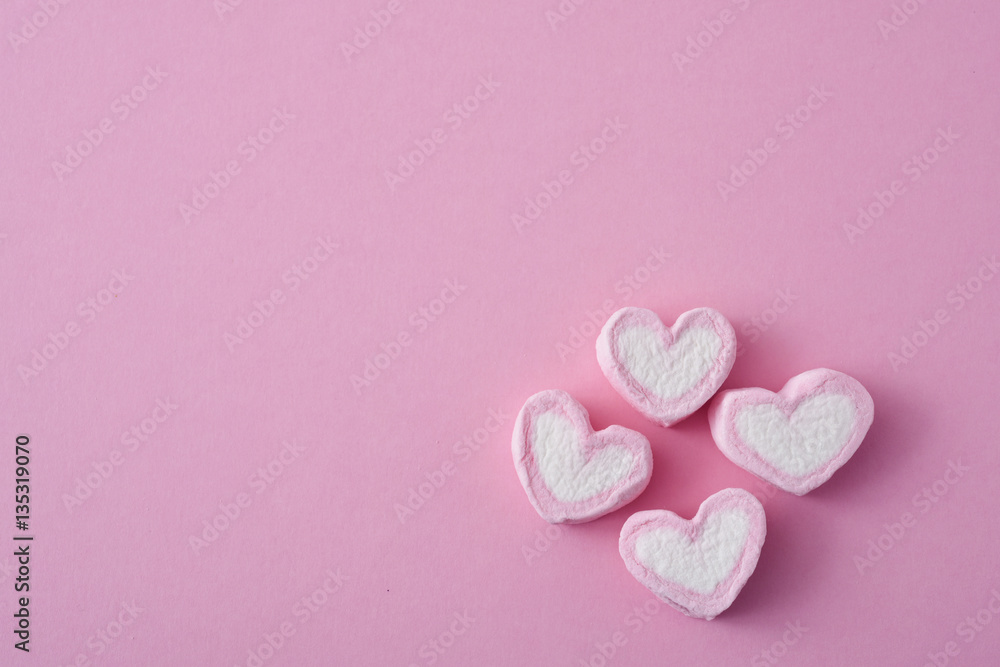heart-shaped marshmallows heart-shaped marshmallows