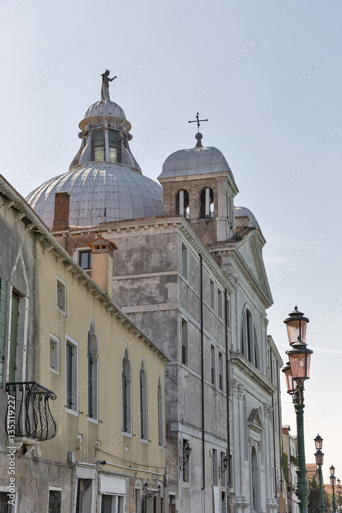 Zitelle Church on Giudecca island in Venice, Italy.