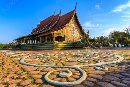 Beautiful Temple Phu Proud at Sirindhorn District, Ubon Ratchathani Province, Thailand © Southtownboy Studio