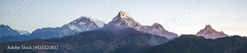 Panorama mountain range