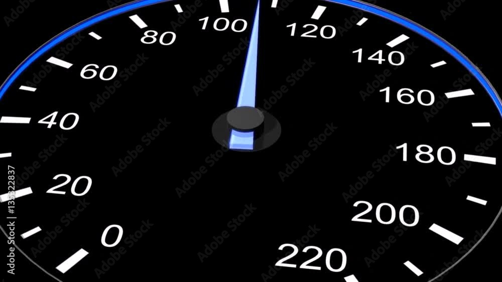 speedometer - close up of a modern accelerating speedometer speedometer - close up of a modern accelerating speedometer