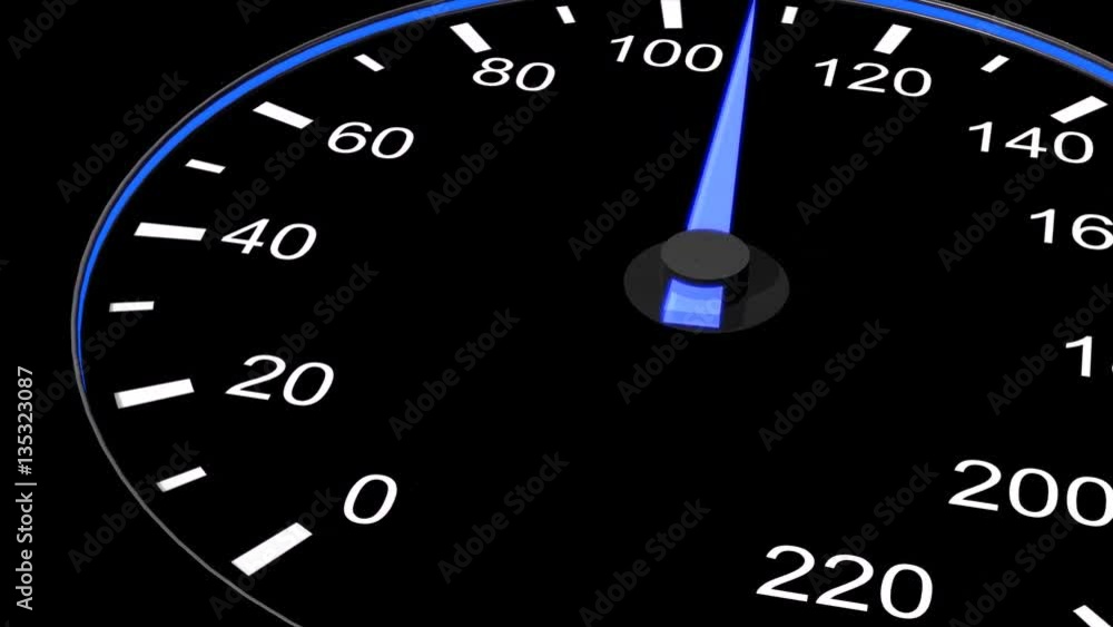 speedometer - close up of a modern accelerating speedometer speedometer - close up of a modern accelerating speedometer