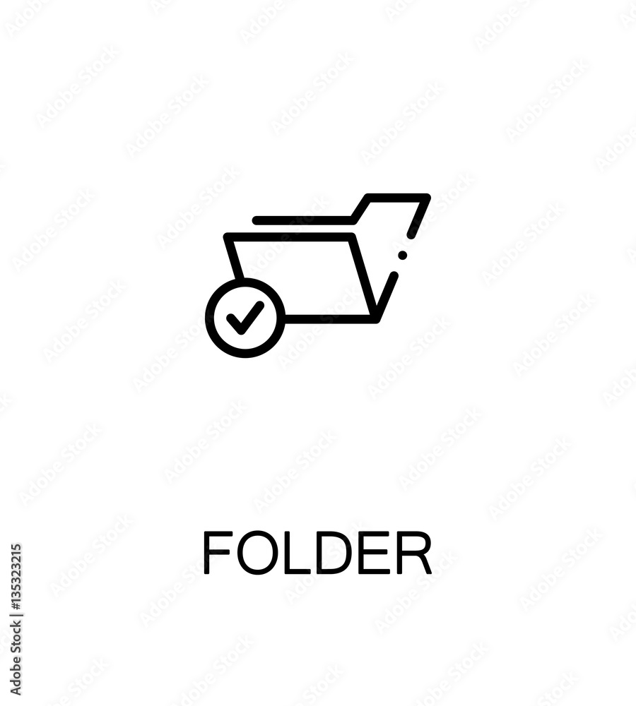 Folder flat icon Folder flat icon