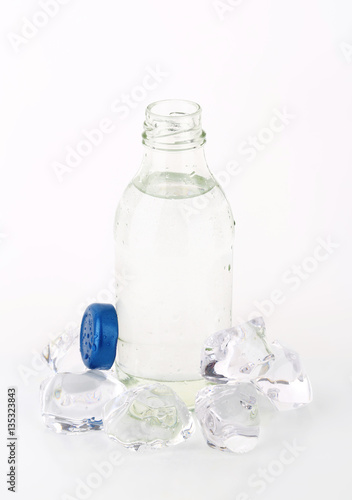 bottle of fresh water
