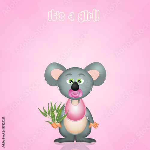 Fototapeta Naklejka Na Ścianę i Meble -  was born a female