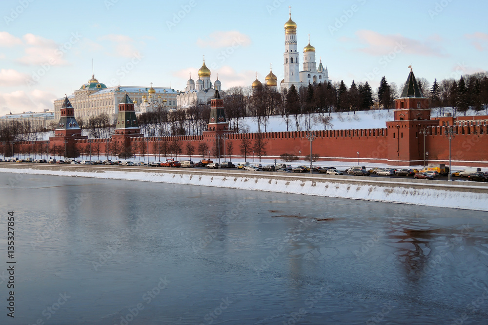 Moscow Kremlin. UNESCO world heritage site.