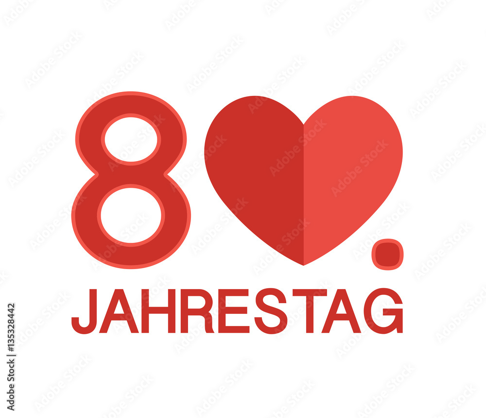 80 years anniversary 80 years anniversary